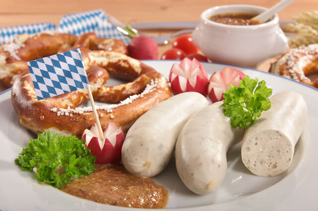 Bavarian veal sausage