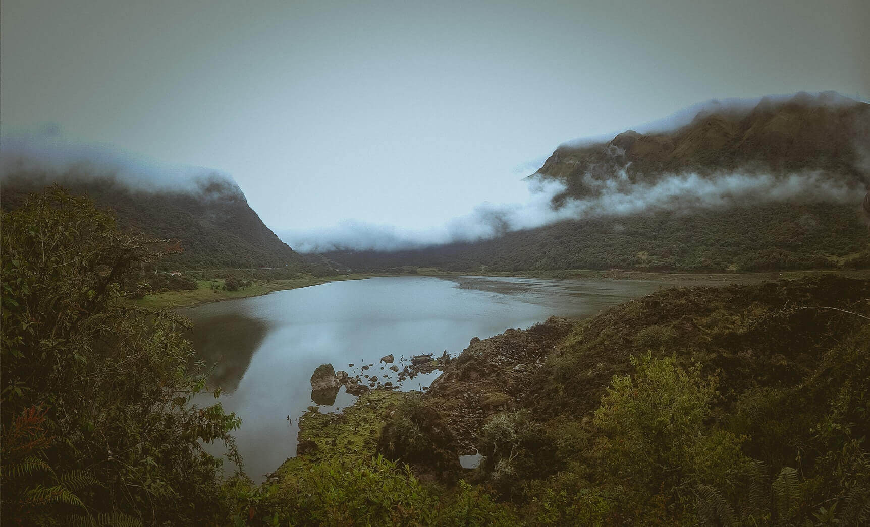 Озеро в Эквадоре